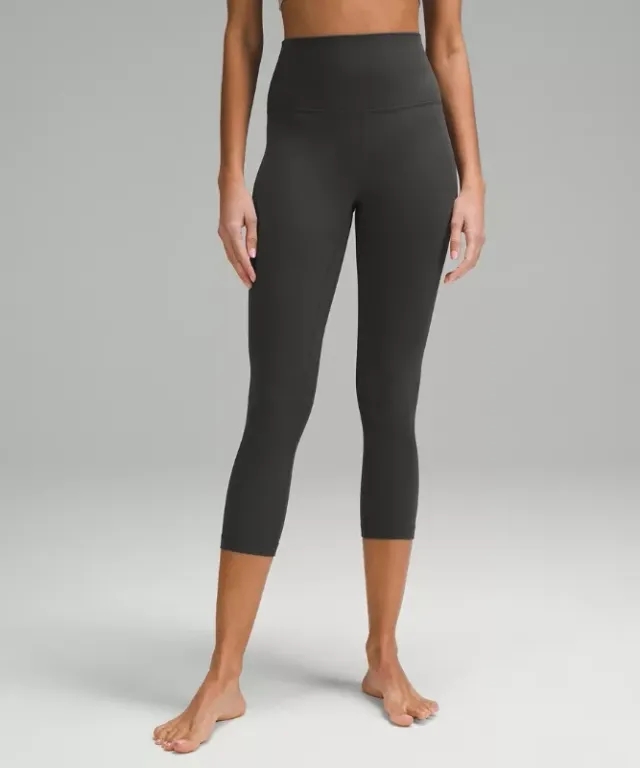 lululemon IE lululemon – Women's Align High-Rise Crop Leggings – 21 – Color Grey – Size 20