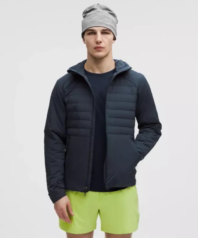 lululemon IE lululemon – Men's Down for It All 700-Fill Hoodie – Color Blue – Size XL