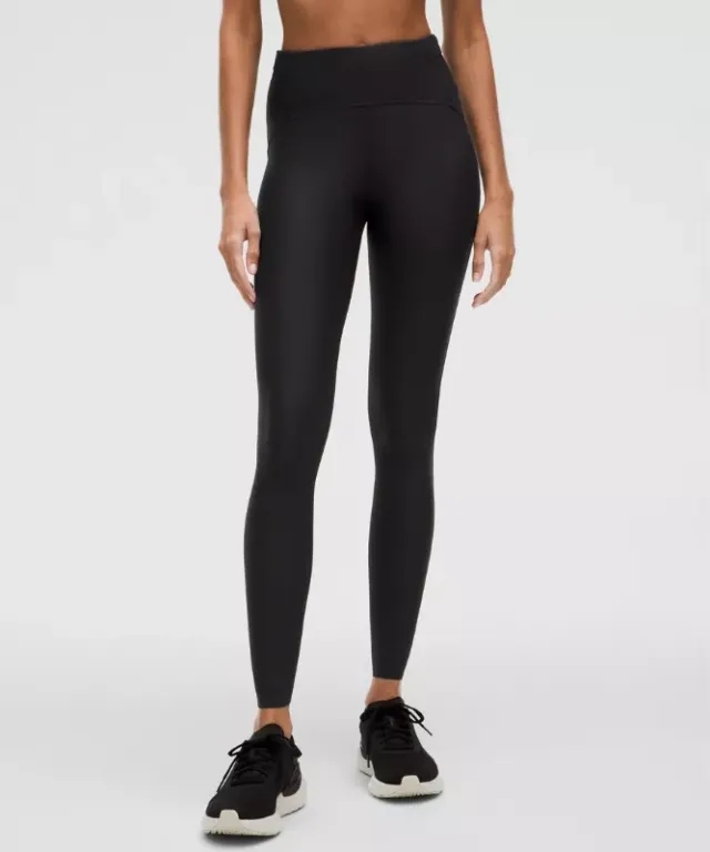 lululemon IE lululemon – Women's SenseKnit Running High-Rise Tight Leggings – 28 – Color Black – Size 6