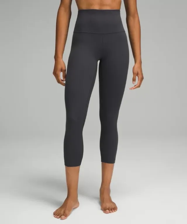 lululemon IE lululemon – Women's Align High-Rise Crop Leggings – 23 – Color Grey – Size 10