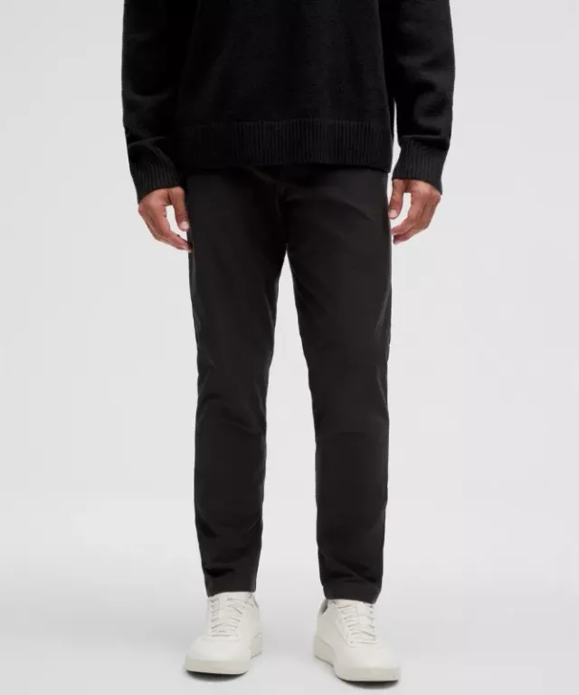 lululemon IE lululemon – Men's ABC Slim-Fit 5 Pocket Trousers 34L Utilitech – Color Black – Size 46