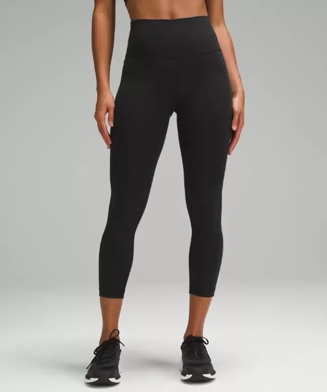 lululemon IE lululemon – Women's Wunder Train High-Rise Crop Leggings – 23 – Color Black – Size 8