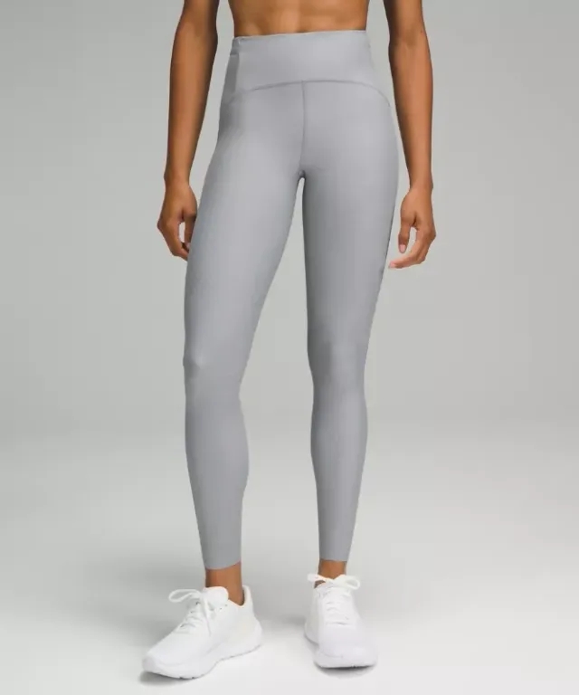 lululemon IE lululemon – Women's SenseKnit Running High-Rise Tight Leggings – 28 – Color Grey – Size 8