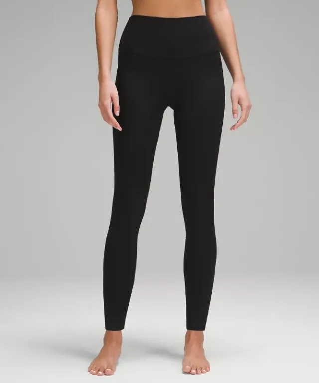 lululemon IE lululemon – Women's Align High-Rise Ribbed Pants – 28 – Color Black – Size 8