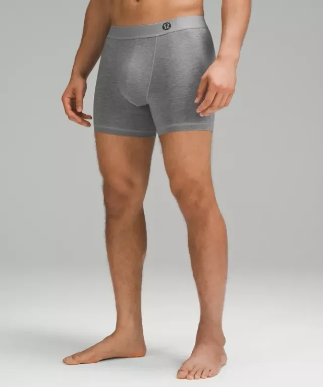 lululemon IE lululemon – Men's Always In Motion Boxer – 5 – Color Grey – Size 2XL