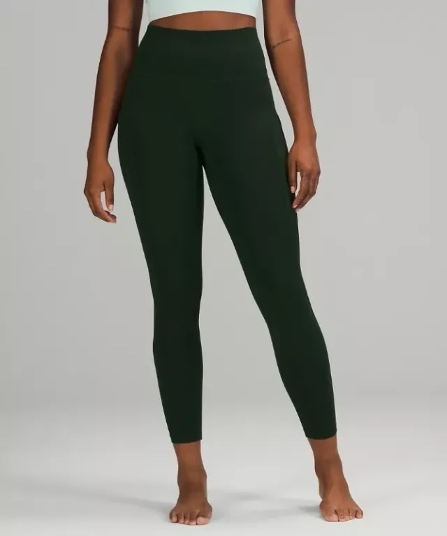 lululemon IE lululemon – Women's Align High-Rise Pants with Pockets – 25 – Color Green – Size 8