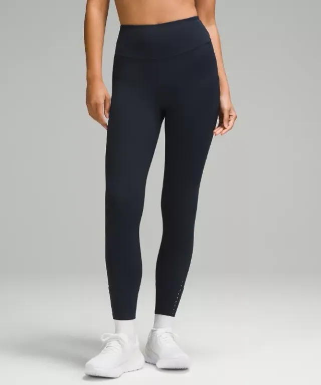 lululemon IE lululemon – Women's Fast and Free High-Rise Tight Leggings 25” Pockets – Color Blue – Size 20