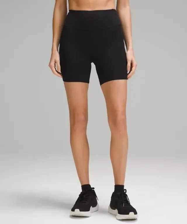lululemon IE lululemon – Women's Fast and Free High-Rise Shorts Pockets – 6 – Color Black – Size 8