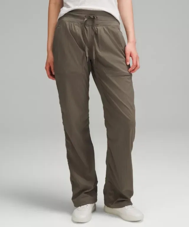 lululemon IE lululemon – Women's Dance Studio Mid-Rise Pants Regular – Color Green – Size 8