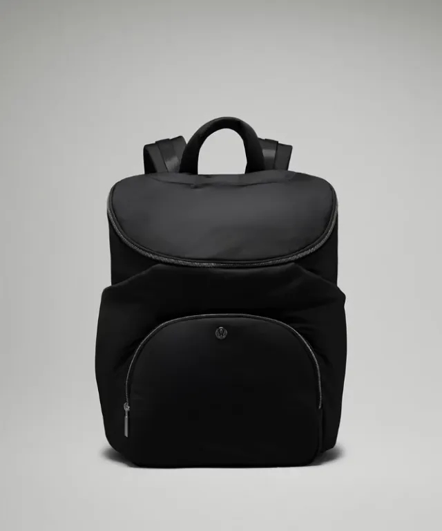lululemon IE lululemon – New Parent Backpack 17L – Color Black/Silver