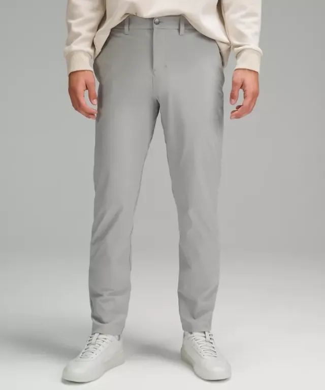lululemon IE lululemon – Men's ABC Classic-Fit Trousers 32L Warpstreme – Color Silver/Grey – Size 46