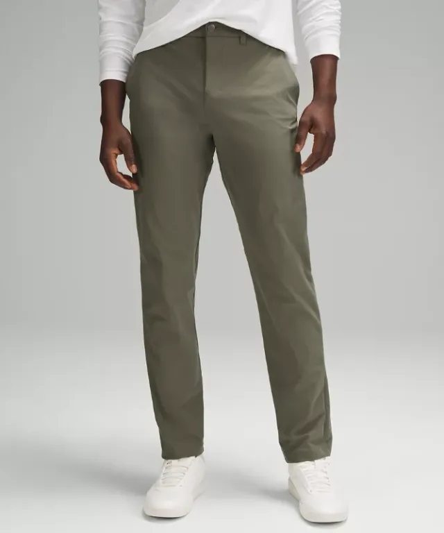 lululemon IE lululemon – Men's ABC Classic-Fit Trousers 32L Warpstreme – Color Green – Size 32