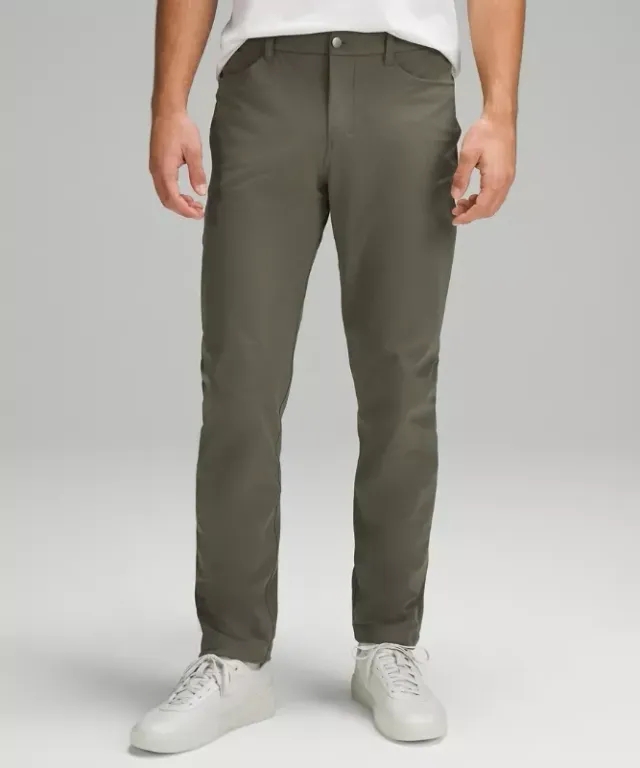lululemon IE lululemon – Men's ABC Classic-Fit 5 Pocket Trousers 32L Warpstreme – Color Green – Size 44