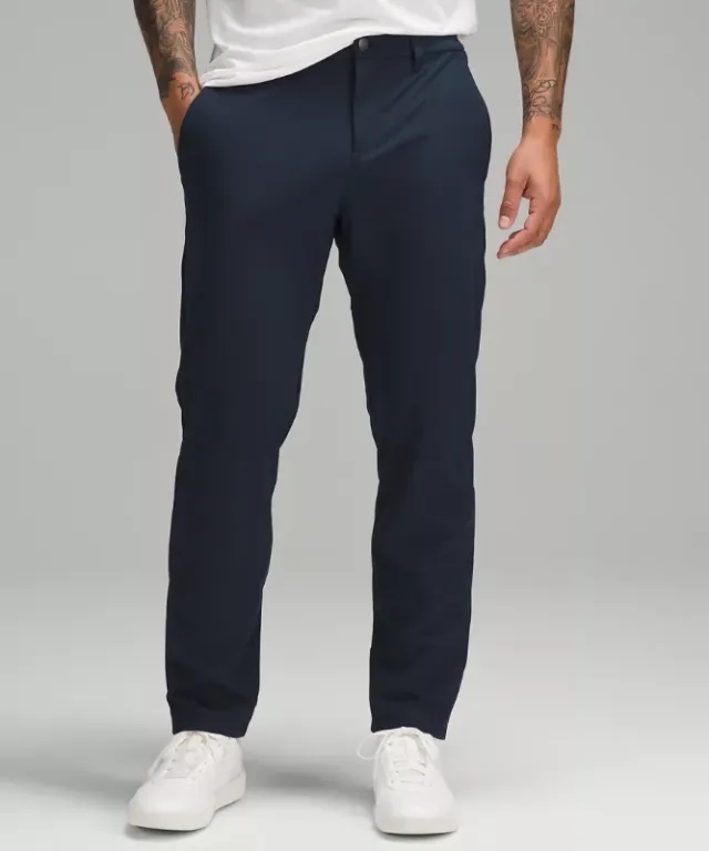 lululemon IE lululemon – Men's ABC Classic-Fit Trouser 30L Warpstreme – Color Blue – Size 38