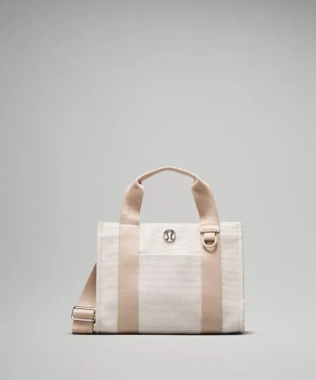 lululemon IE lululemon – Two-Tone Canvas Mini Tote Bag 4.5L – Color White