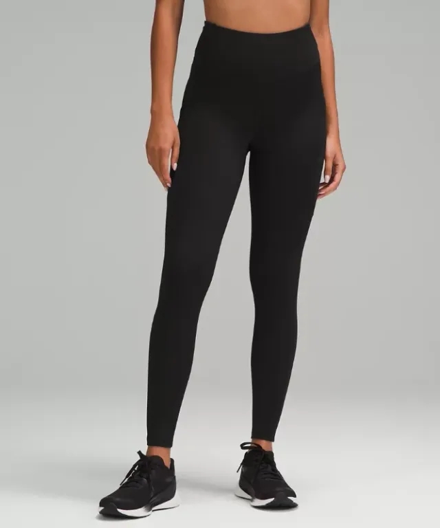 lululemon IE lululemon – Women's Fast and Free High-Rise Thermal Tight Leggings 28” 5 Pocket – Color Black – Size 12