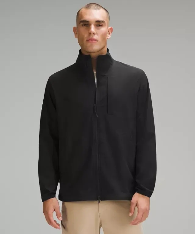 lululemon IE lululemon – Men's Sojourn Windbreaker Jacket – Color Black – Size 2XL