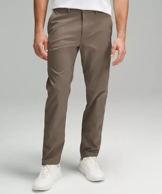 lululemon IE lululemon – Men's ABC Classic-Fit Trousers 32L Smooth Twill – Color Brown – Size 30