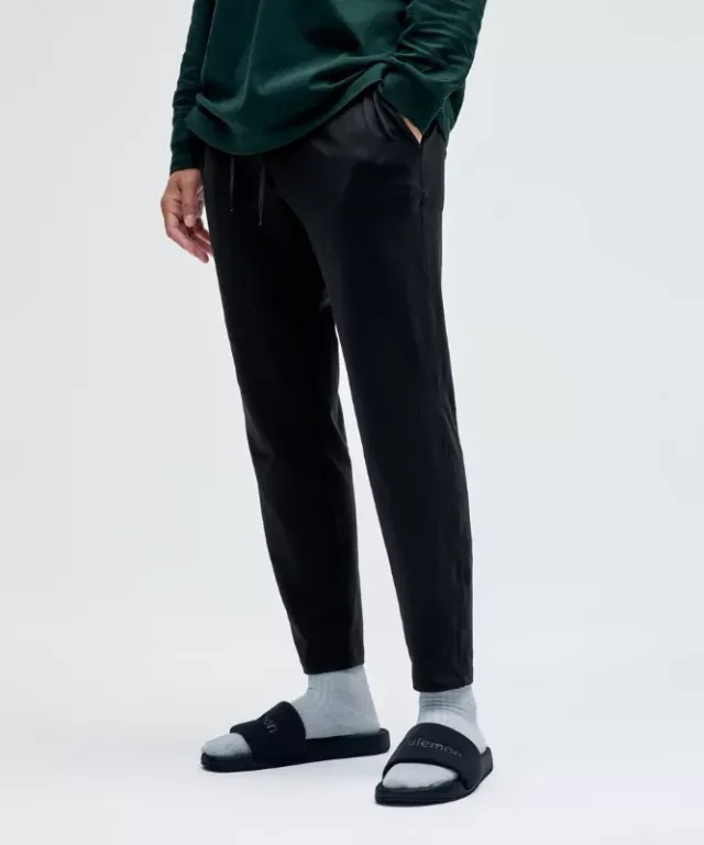 lululemon IE lululemon – Men's Soft Jersey Tapered Trousers Regular – Color Black – Size 2XL