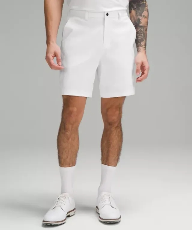 lululemon IE lululemon – Men's ABC Classic-Fit Golf Shorts – 7 – Color White – Size 40