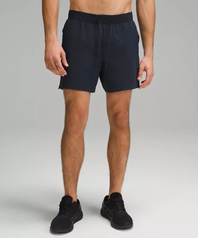 lululemon IE lululemon – Men's Zeroed In Linerless Shorts – 5 – Color Blue – Size 2XL