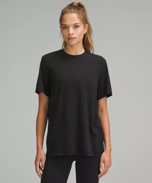 lululemon IE lululemon – Women's Jersey Training Short-Sleeve Shirt – Color Black – Size 12