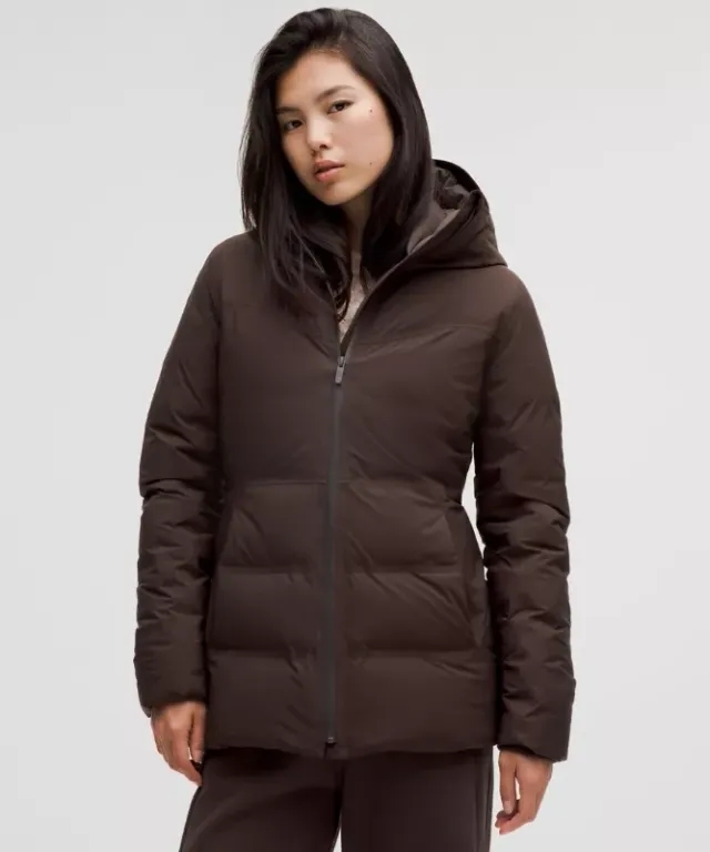 lululemon IE lululemon – Women's StretchSeal Sleet Street 600-Down-Fill Jacket – Color Brown – Size 8