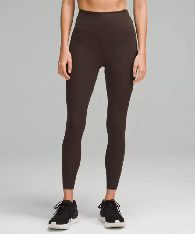 lululemon IE lululemon – Women's Fast and Free High-Rise Tight Leggings 25” Pockets – Color Brown – Size 6