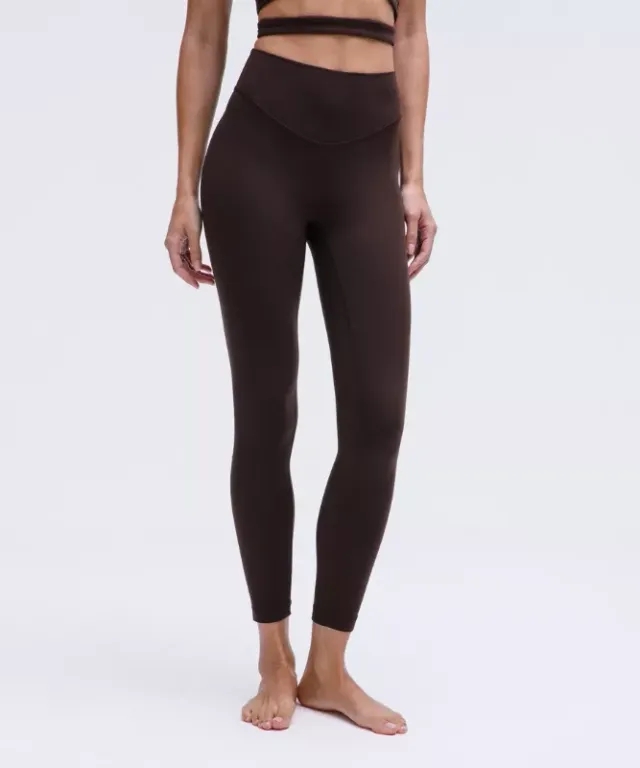 lululemon IE lululemon – Women's Wunder Under Nulu High-Rise Tight Leggings – 25 – Color Brown – Size 14