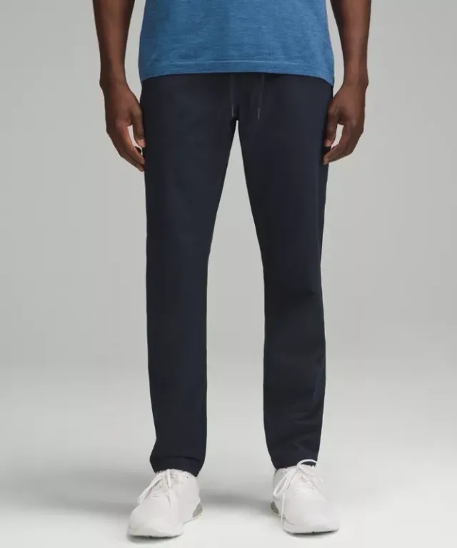 lululemon IE lululemon – Men's Zeroed In Slim-Fit Trousers Regular – Color Blue – Size 2XL
