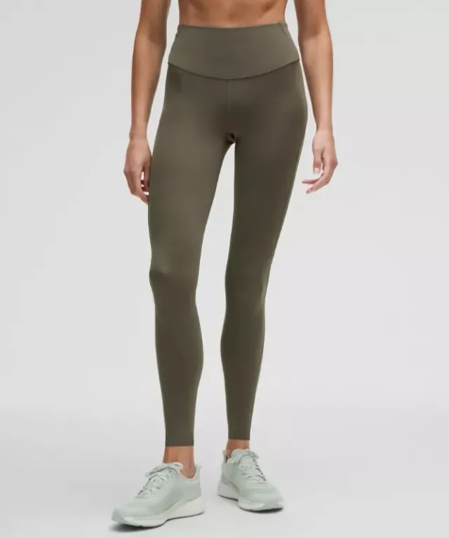 lululemon IE lululemon – Women's Base Pace High-Rise Tight Leggings – 28 – Color Green – Size 10