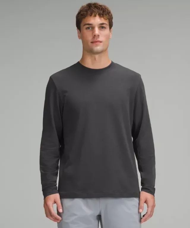 lululemon IE lululemon – Men's Zeroed In Long-Sleeve Shirt – Color Grey – Size XL