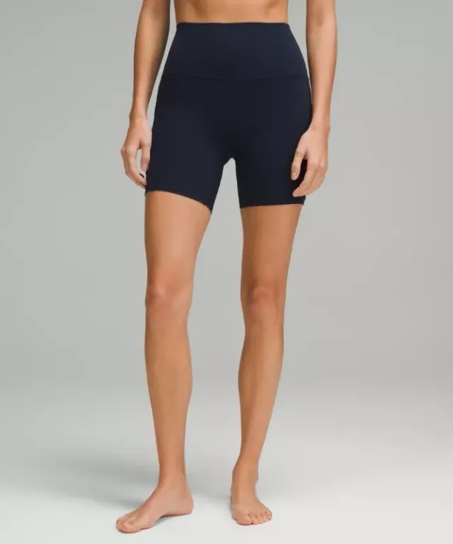 lululemon IE lululemon – Women's Align High-Rise Shorts with Pockets – 6 – Color Blue – Size 8