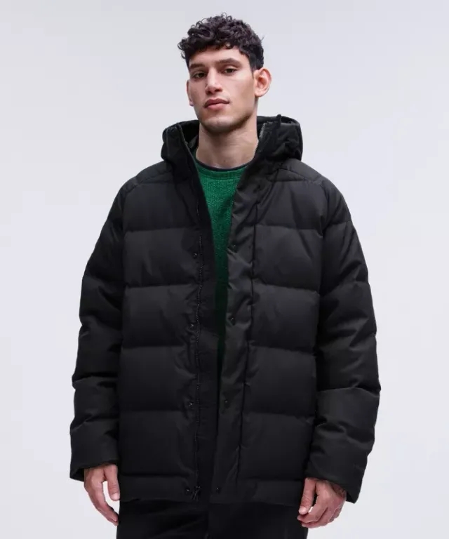 lululemon IE lululemon – Men's Wunder Puff 600-Down-Fill Jacket Tech Canvas – Color Black – Size XL