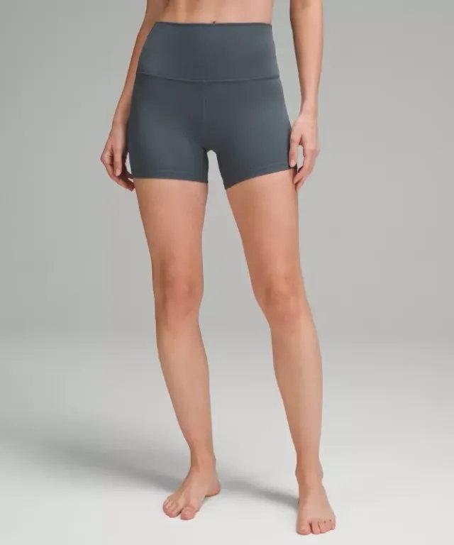 lululemon IE lululemon – Women's Align High-Rise Shorts – 4 – Color Grey/Blue – Size 16