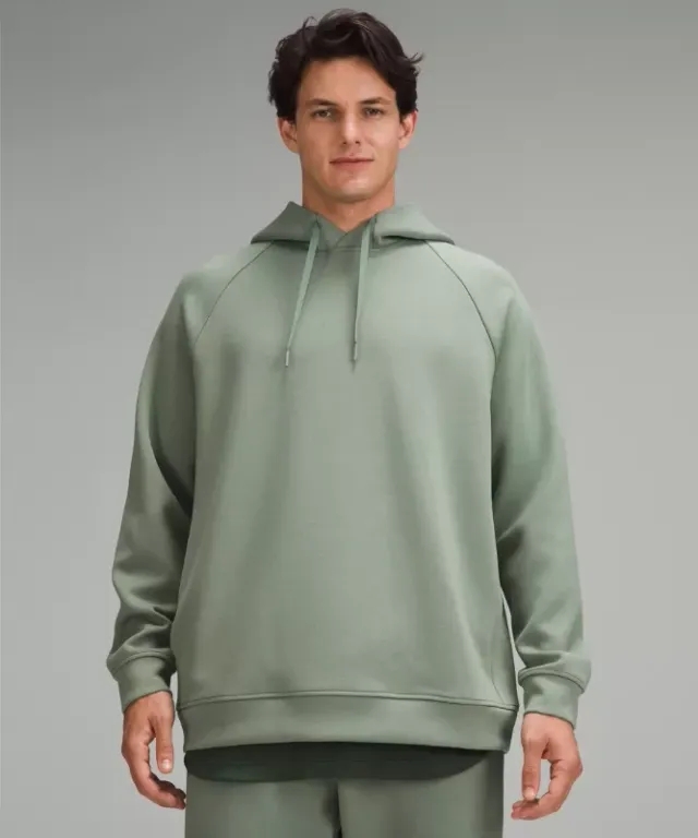 lululemon IE lululemon – Men's Smooth Spacer Classic-Fit Pullover Hoodie – Color Grey/Green/Pastel – Size 2XL