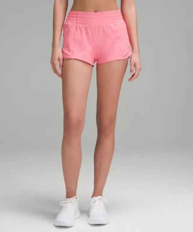 lululemon IE lululemon – Women's Hotty Hot High-Rise Lined Shorts – 2.5 – Color Pink – Size 14