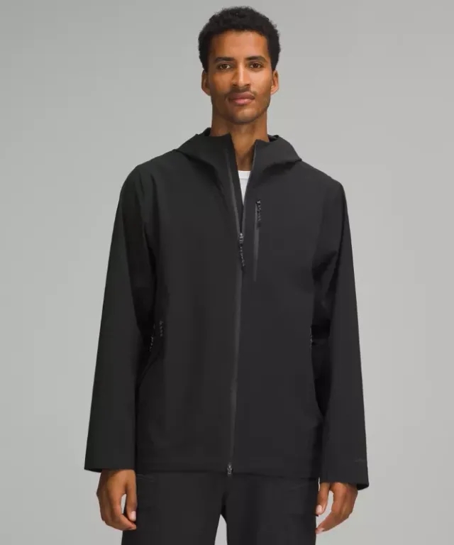 lululemon IE lululemon – Men's City-to-Hike Waterproof Jacket – Color Black – Size 2XL