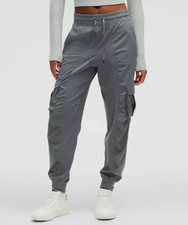 lululemon IE lululemon – Women's Dance Studio Relaxed-Fit Mid-Rise Cargo Joggers – Color Grey/Blue – Size 3XS
