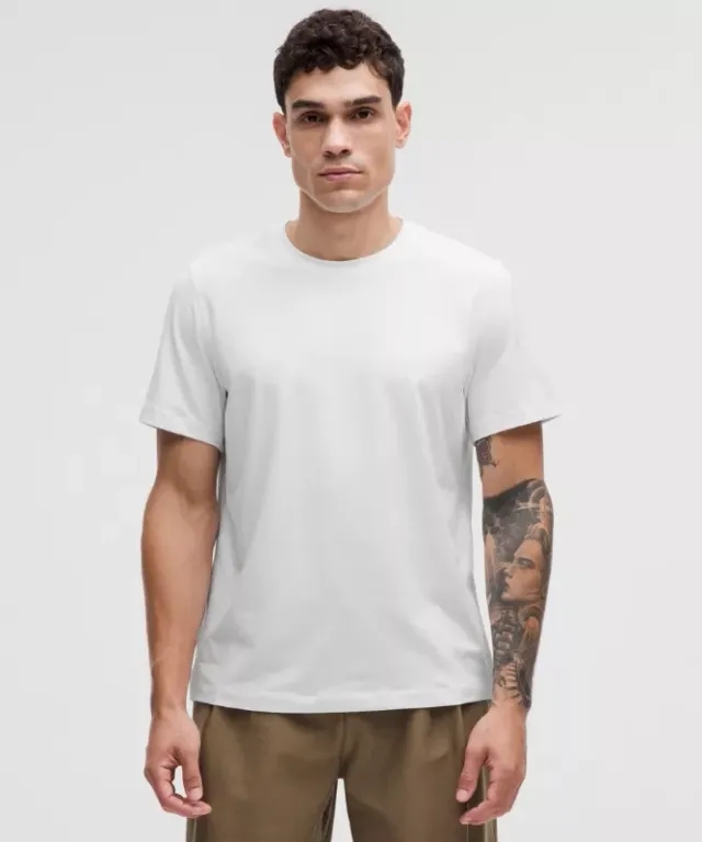 lululemon IE lululemon – Men's Soft Jersey Short-Sleeve Shirt – Color White – Size 2XL