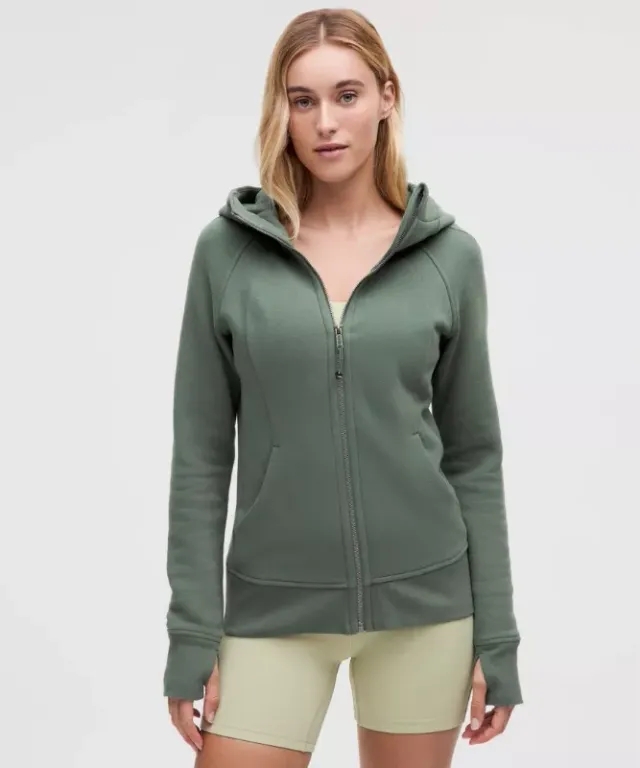 lululemon IE lululemon – Women's Scuba Full-Zip Hoodie – Color Green – Size 20