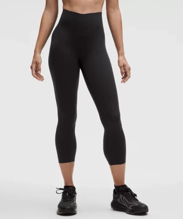 lululemon IE lululemon – Women's Glow Up Super-High-Rise Crop Leggings – 23 – Color Black – Size 8