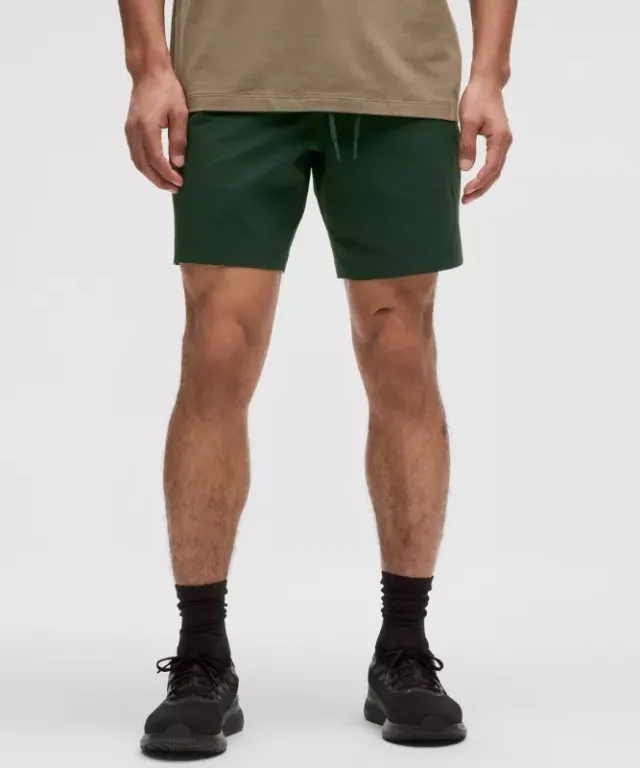 lululemon IE lululemon – Men's Zeroed In Linerless Shorts – 7 – Color Green – Size XL