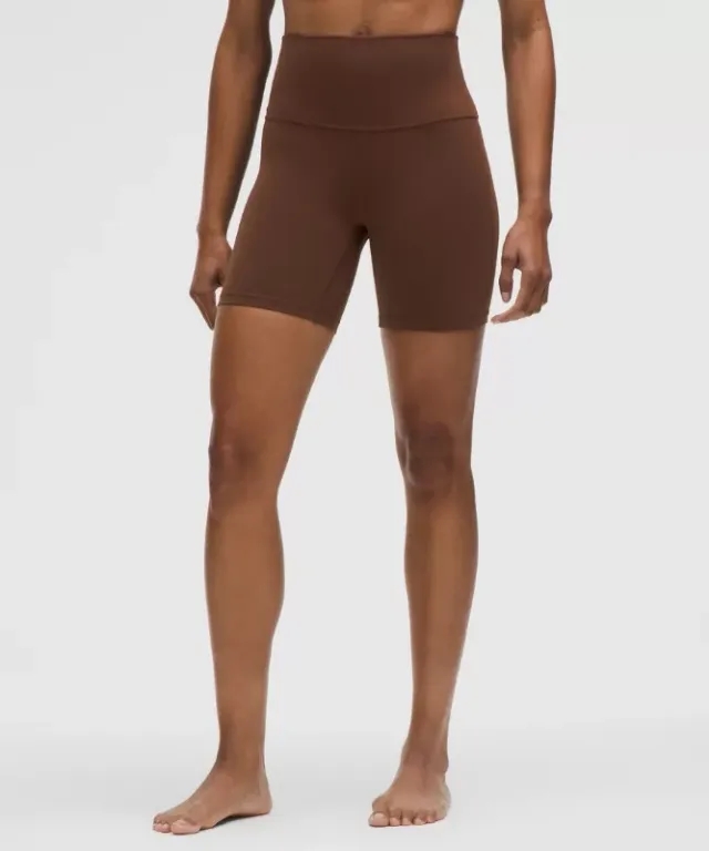 lululemon IE lululemon – Women's Align High-Rise Shorts – 6 – Color Brown – Size 8