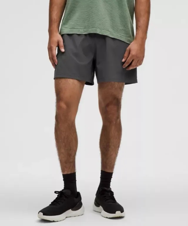 lululemon IE lululemon – Men's Pace Breaker Lined Shorts – 5 – Color Grey – Size XL
