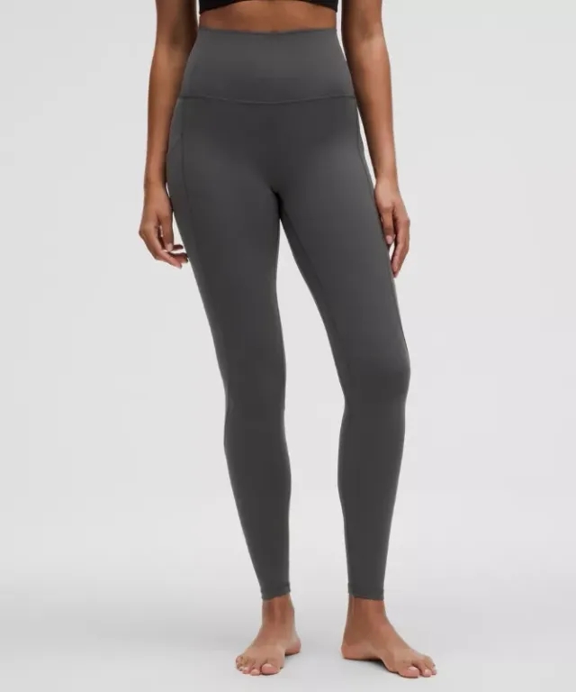 lululemon IE lululemon – Women's Align High-Rise Pants with Pockets – 28 – Color Grey – Size 8