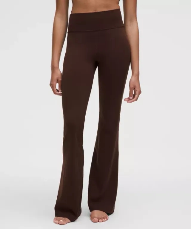 lululemon IE lululemon – Women's Groove Nulu High-Rise Flared Pants Regular – Color Brown – Size 0