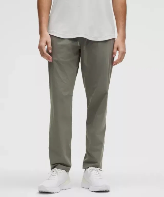 lululemon IE lululemon – Men's Zeroed In Slim-Fit Trousers Regular – Color Grey – Size 2XL