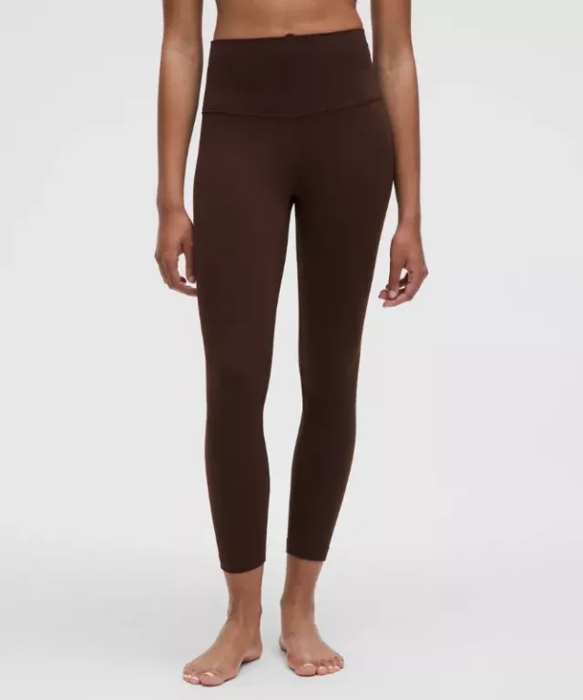 lululemon IE lululemon – Women's Align High-Rise Crop Leggings – 23 – Color Brown – Size 8