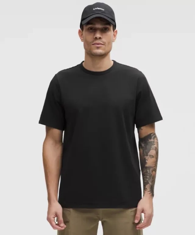 lululemon IE lululemon – Men's Organic Classic-Fit T-Shirt – Color Black – Size 2XL